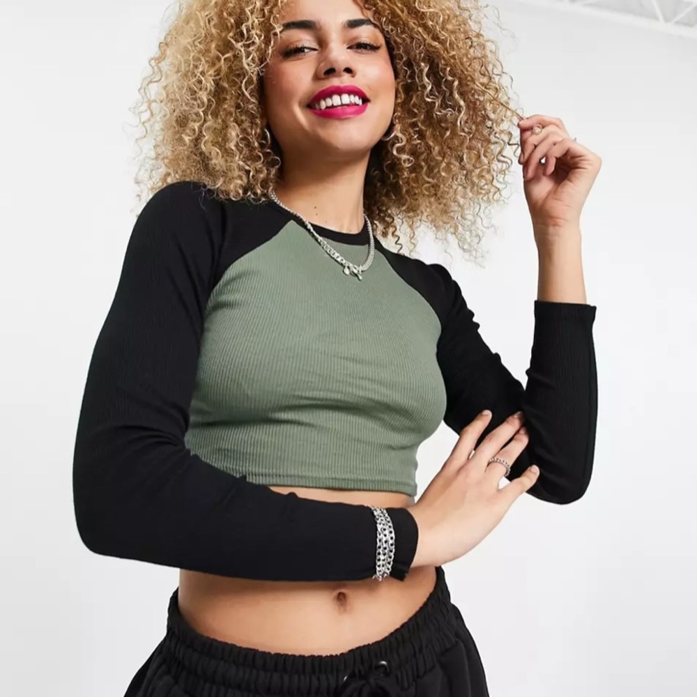 ASOS cropped long sleeve